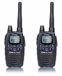 Midland G7 Pro Licence Free PMR Walkie Talkie Radio (pair)