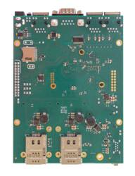 MikroTik RouterBoard M33G 3X GBE LAN, 2X MINIPCI-E, 2X SIM (bontott)