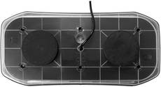 Strobos Mini Lightbar Silver figyelmeztető mini fényhíd 42cm