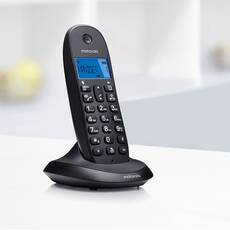 Motorola C1001CB+ fekete DECT telefon