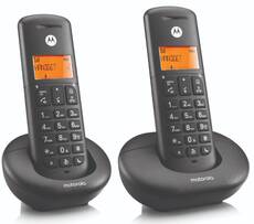 Motorola E202 Black Cordless Phone
