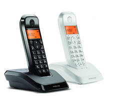 Motorola S1202 fekete/fehér DECT telefon párban