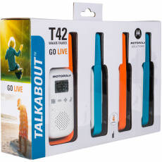 Motorola TALKABOUT T42 Quad Pack PMR Licence Free Walkie Talkie Radio
