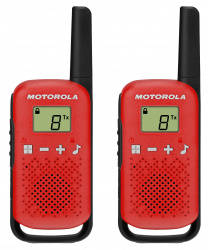 Motorola TALKABOUT T42 PMR Licence Free Walkie Talkie Radio - red