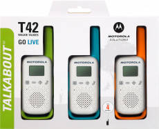 Motorola TALKABOUT T42 Triple Pack PMR 446 Walkie Talkie Radio
