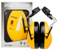 3M Peltor OPTIME I Helmet Mounted Yellow Ear Muff
