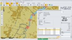 Periskal belvízi ECDIS digitális hajózási térkép megjelenítő