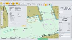 Periskal belvízi ECDIS digitális hajózási térkép megjelenítő