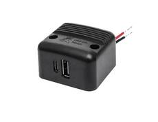 ProCar Power Double USB-C/A felületre szerelhető gyorstöltő aljzat