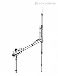Sirio SD-FM 87-194 VHF bázis antenna