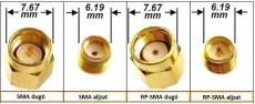 Telegartner SMA Male Crimp Connector For H-1000 J01150A0588