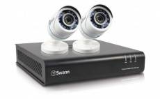 Swann SWDVK-445502 4 Channel HD 1080p CCTV Set with 2 Cameras