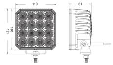 Sirena LED White Work Lamp 64W