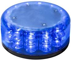 Strobos LED Baquda 2P mágneses kék tetővillogó