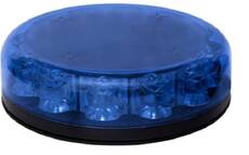 Strobos LED Baquada CLEAR kék mágnestalpas megkülönböztető jelzés