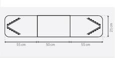 Strobos Optima 90 fényhíd, 4ML LED modul 160cm (sárga/sárga), 12/24V