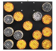 Strobos figyelmeztető nyíl MO152, 12V