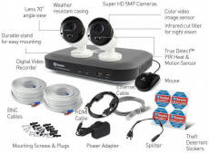 Swann SWDVK-449802 4 Channel CCTV System with 2 pcs SHD 5MP Cameras Swann SWDVK-449802 4 Channel CCTV System with 2 pcs SHD 5MP Cameras