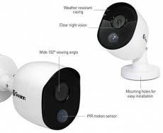 Swann SWDVK-845804V 8 Channel CCTV System with 4pcs FullHD 2MP Cameras