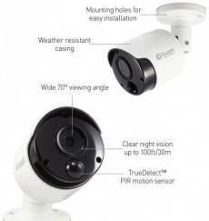 Swann SWDVK-849804 8 Channel CCTV System with 4pcs SHD 5MP Cameras