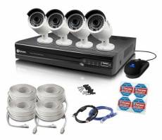 Swann SWDVK-874004 8 Channel 1680p CCTV Set with 4 Cameras