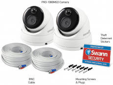 Swann SWPRO-1080MSDPK2 Full HD 2MP AHD Dome Camera (2pcs)