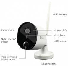 Swann SWWHD-OUTCAMPK2 Full HD 1080p WIFI IP csőkamera (2db)