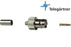 Telegartner BNC Female Crimp Connector For RG-58 J01001A1265