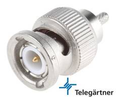 Telegartner BNC male crimp For RG-174 cable J01000A0042