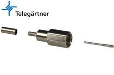 Telegartner FME Male Crimp Connector For RG-174 J01700A0010