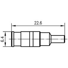 Telegartner J01161A0751 SMB Female for RG-178B/U Cable