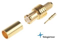 Telegartner MCX dugó RG-174 csatlakozó J01270A0161