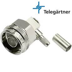 Telegartner N dugó csatlakozó 90° RG-58 J01020A0035