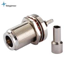 Telegartner N Female Crimp Connector For RG-174 J01021A0203