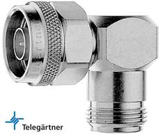 Telegartner N dugó - N aljzat 90° toldó adapter J01024J1096