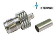 Telegartner RPTNC aljzat krimp csatlakozó RG-58 J01011R0003