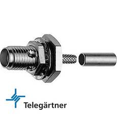 Telegartner SMA Female Hole Crimp Connector For RG-174 J01151A0009