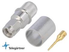 Telegartner SMA Male Crimp Connector For H-1000 J01150A0588