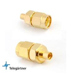 Telegartner SMA Male to MMMCX Female Adapter Connector
