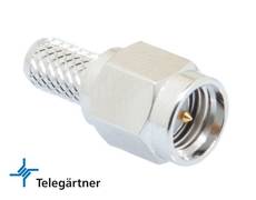 Telegartner SMA Male Crimp Connector For RG-58 J01150A0049