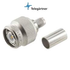 Telegartner TNC Male Crimp Connector For H-155 J01010A0035