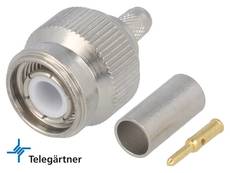 Telegartner TNC Male Crimp Connector For RG-58 J01010A2255