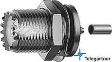 Telegartner UHF Female (SO 239) Clamp Con. RG-174 J01041A0004