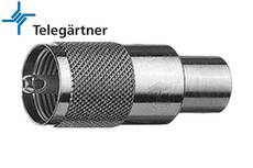 Telegartner UHF Male (PL 259) Clamp/Solder For RG-58/H-155 J01040B0604