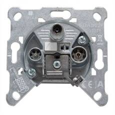 Triax EDA 302 F SAT/CATV Terminated 3-hole Socket 