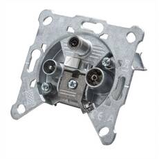 Triax EDA 302 F SAT/CATV Terminated 3-hole Socket 