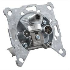 Triax GDA 313 F SAT/CATV Loop Through 3-hole Socket