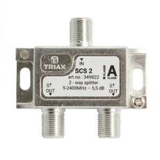 Triax SCS 2 - 2-Way TV Antenna Splitter 2.4GHz