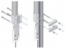 Ubiquiti AMO-2G13 Dual Omnidirectional WiFi Base Antenna 2,4Ghz