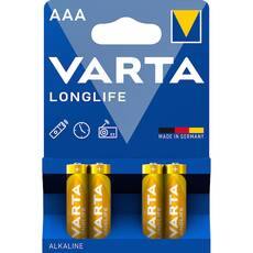 Varta Longlife mikro AAA LR03 elem BL4